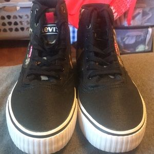 Black and camouflage shoes